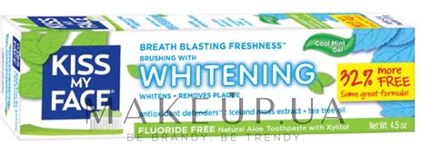 Отбеливающая зубная паста - Kiss My Face Whitening Toothpaste: купить ...