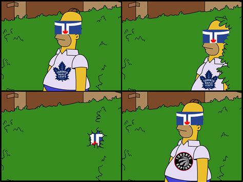 Toronto Homer Simpson Backs Into Bushes Know Your Meme