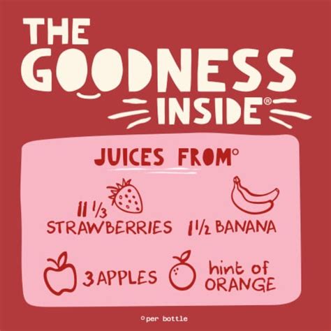 Naked Strawberry Banana Fruit Smoothie Drink Fl Oz Fred Meyer