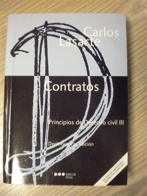 CONTRATOS Principios De Derecho Civil III De CARLOS LASARTE LIBRERIA