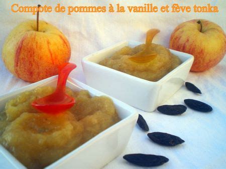 Compote De Pommes La Vanille Et F Ve Tonka Dans Vos Assiettes