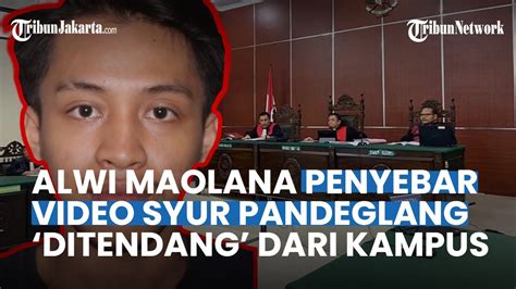 Alwi Maolana Terdakwa Kasus Revenge Porn Di Pandeglang Dikeluarkan