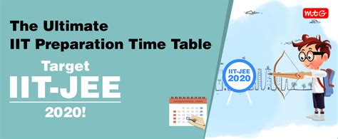 The Ultimate Iit Preparation Time Table Iit Jee1 Mtg Blog