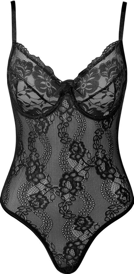 Amorbella Sexy Lace Teddy Lingerie For Women For Sex One Piece Bodysuit Black ShopStyle