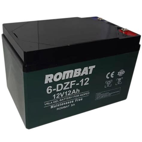 Acumulator Rombat 6 DZF 12 Deep Cycle Gel 12V 12Ah VRLA Etoc Ro