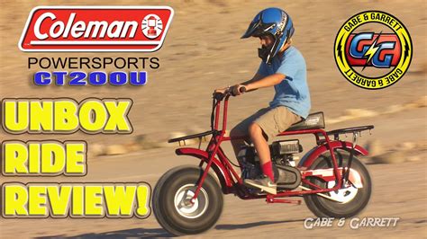 Coleman Gas Mini Bike CT200U Trail 200 Unboxing Review Worth It