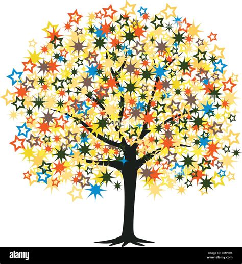 yellow star tree  res stock photography  images alamy