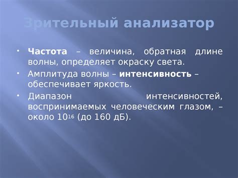 Физиология сенсорных систем. Анализаторы - презентация онлайн