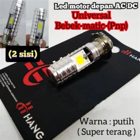 Lampu Led Utama Depan Led Motor Bebek Acdc Dan Matic Soket H Led