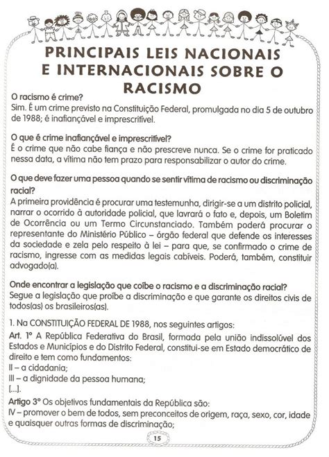 Atividades De Interpreta O De Texto Sobre Racismo Para Imprimir