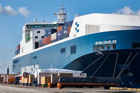 Wallenius SOLs Record Ship Reaches Europe First Call Zeebrugge