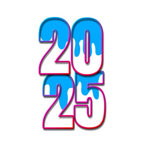 Happy new year 2025 42056976 PNG