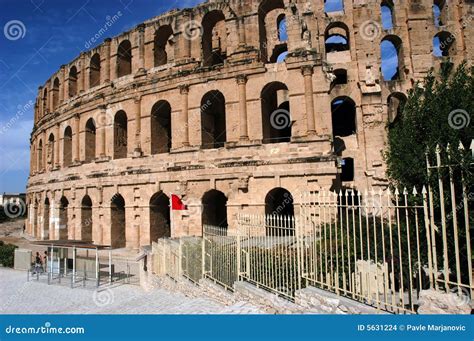 El Jem in Tunisia stock photo. Image of holiday, amphitheater - 5631224