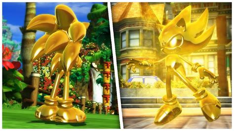 Sonic Generations Gold Sonic And Super Gold Sonic Mod Youtube