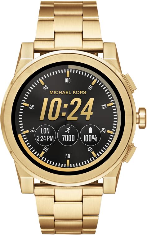 Best Buy Michael Kors Access Grayson Smartwatch 47mm Stainless Steel