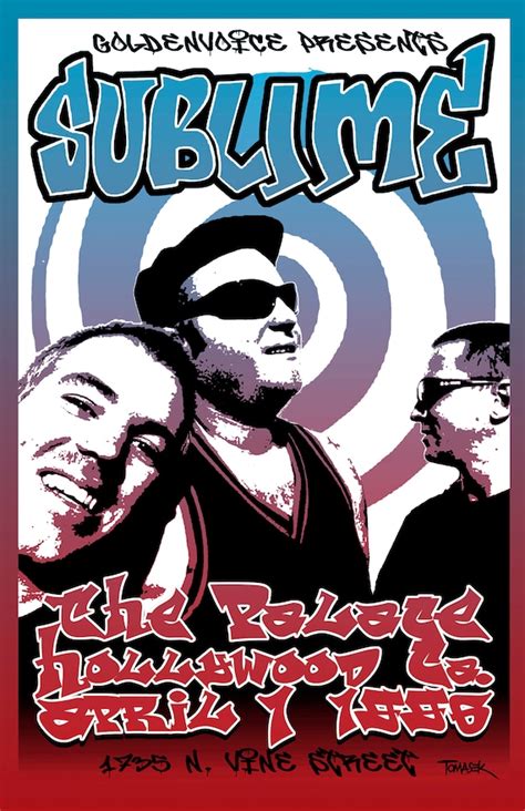 Sublime 1996 Tour Poster