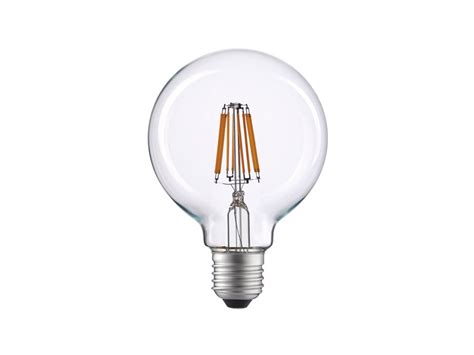 Retro Led Globe Filament žárovka čirá G95 6w 230v E27 2700k 690lm 360