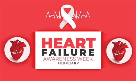 Heart Failure Awareness Week Background Banner Card Poster