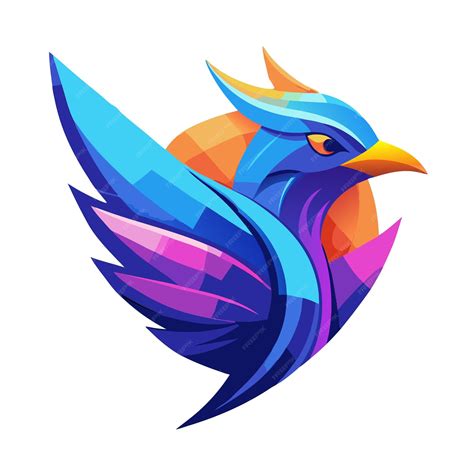 El Logotipo De Animal Petrel Vector Vector Premium
