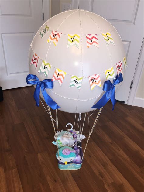 Hot Air Balloon Gift Basket Balloon Gift Balloons Air Balloon