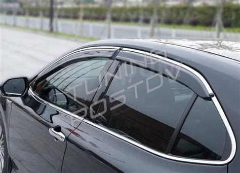Купить Ветровики хром нержавейка (дефлектор окон) Camry 70 71 2018~ во ...