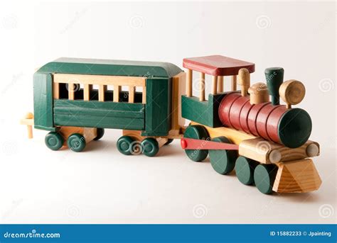 wooden toy train royalty  stock photography cartoondealercom