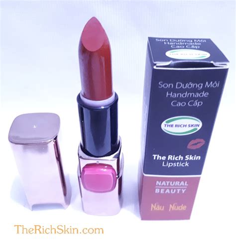 SON MÔI THIÊN NHIÊN LIPSTICK MÀU NÂU NUDE XÀ PHÒNG SON MÔI THIÊN NHIÊN