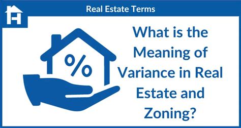 meaning  variance  real estate