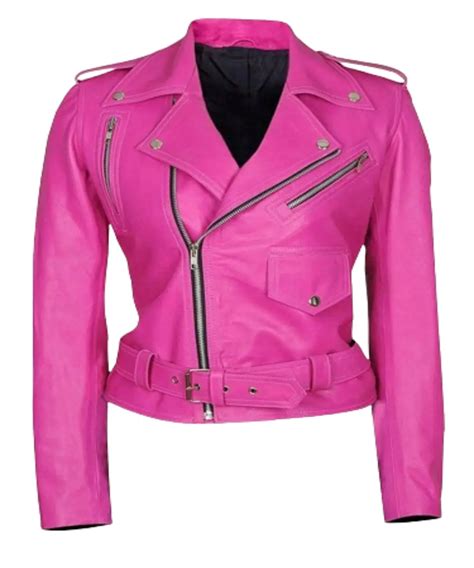 Hot Pink Leather Jacket Women Hot Pink Jacket Jacketars