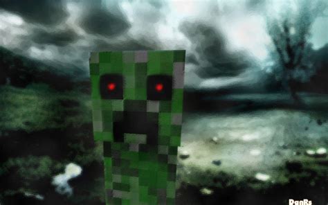 Minecraft Creeper Anime Wallpaper