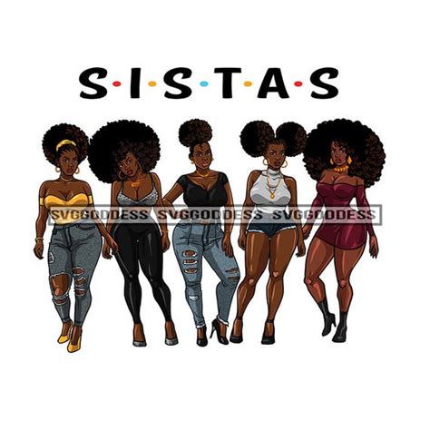 Afro Women Together Sistas Dope Black Woman Diva Urban Hipster Etsy