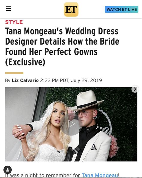 Tana Mongeaus looking lavish in her GLAUDI bridal dress! Come see the 2