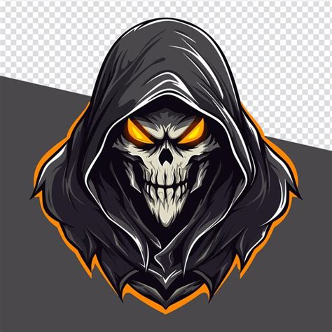 Premium Vector Unleash Fear With Style Modern Dark Reaper Mascot