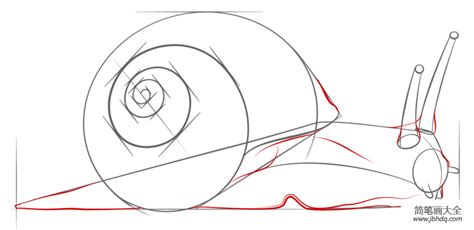 如何画蜗牛 学院 摸鱼网 Σっ °Д °っ 让世界更萌~