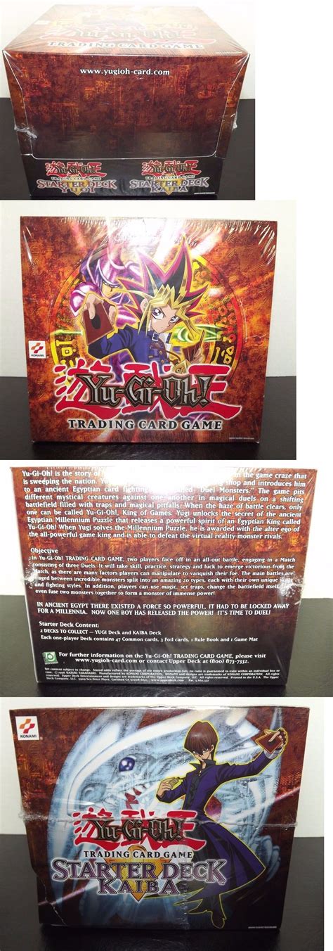 Yu Gi Oh Sealed Decks And Kits 183452 Starter Deck Yugi And Kaiba Display Box Of 10 Yugioh