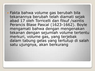 Tatanan Materi Berwujud Gas PPT