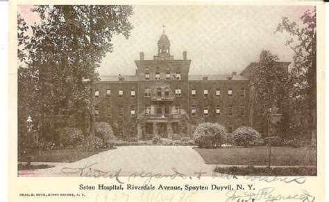 Photoshop of Seton Hospital – The Kingsbridge Historical Society