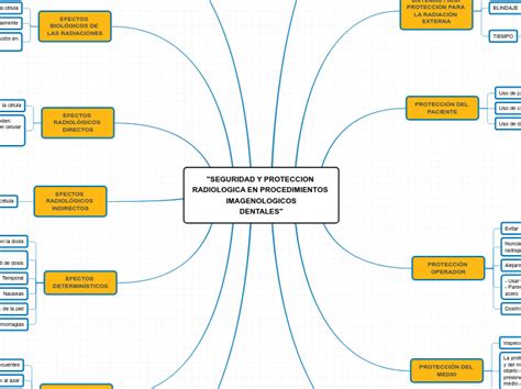 SEGURIDAD Y PROTECCION RADIOLOGICA EN PRO Mind Map