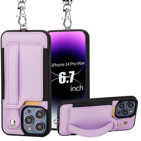 TOOVREN for iPhone 14 Pro Max Wallet Case iPhone 14 Pro Max Case with