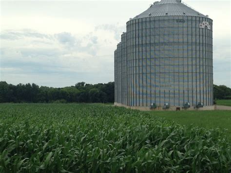 Using Bin Aeration To Dry Corn And Soybeans With Natural Air Field Crops