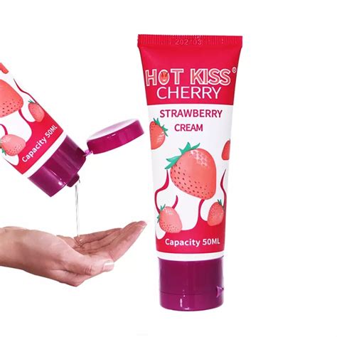 Интимный гель смазка Aliexpress Hot kiss cherry strawberry cream отзывы