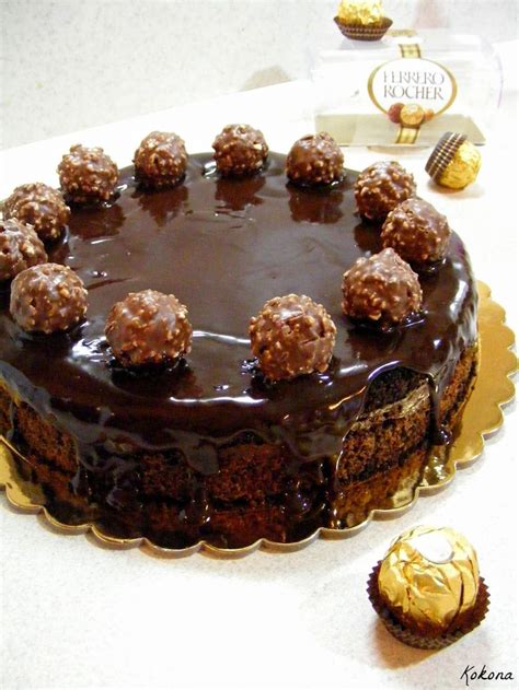 Kokona: Торта Фереро Роше | Вкусные торты, Рецепты шоколадных тортов, Торт