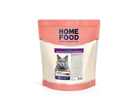 Home Food (Хоум Фуд) Cat Adult Turkey & Duck корм для кошек британских ...