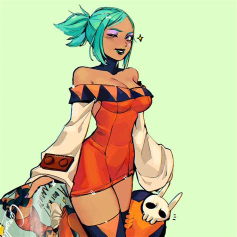 Cerebella from Skullgirls by sunsunny31 on DeviantArt