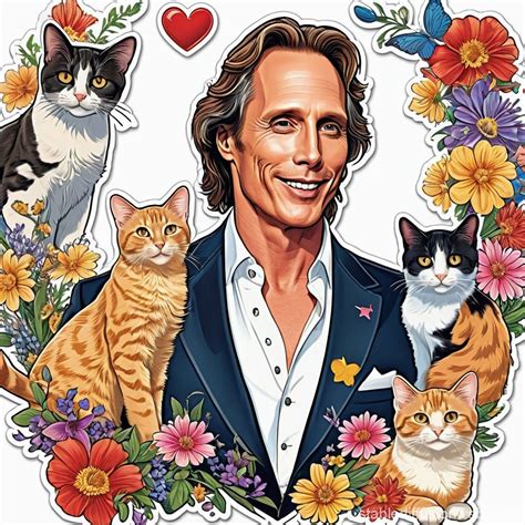 William Fichtner With Cats In Exquisite Details Stable Diffusion Online