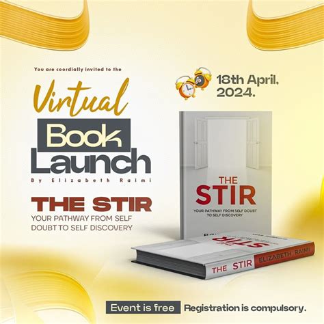 Virtual Book Launch In 2025 Flyer And Poster Design Book Launch