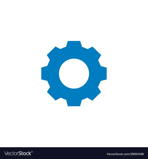 Gear Icon Blue