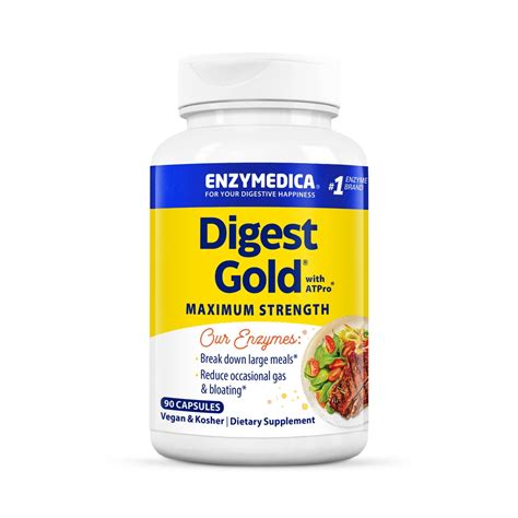 Enzymedica Digest Gold Maximum Strength With Atpro 90 Capsules