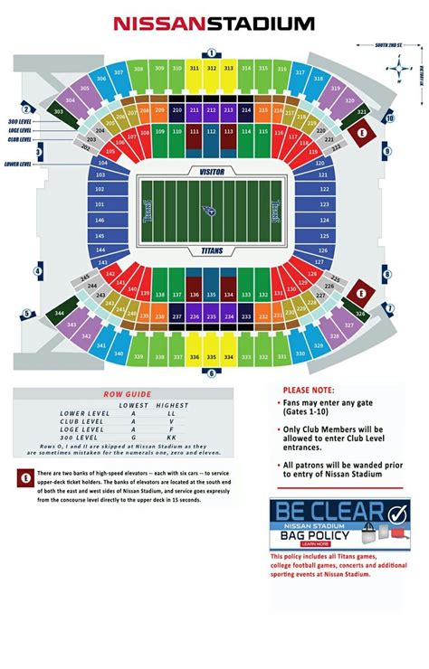 Tennessee Titans Seating Chart | CMA Music Festival