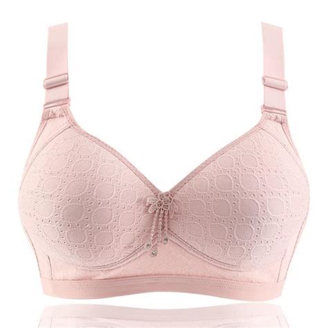 Soutien Gorge De Lingerie En Dentelle De Couleur Unie Pour Femmes Rose A Rose Cdiscount Pr T